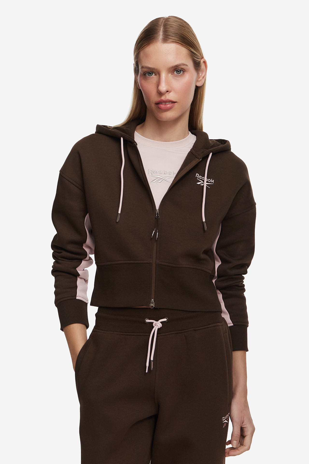 Bluza REEBOK RK25834CCW-100285 Brązowy ciemny