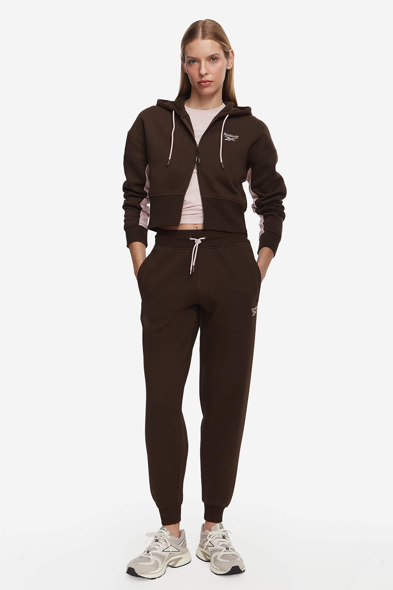 Bluza REEBOK RK25834CCW-100285 Brązowy ciemny