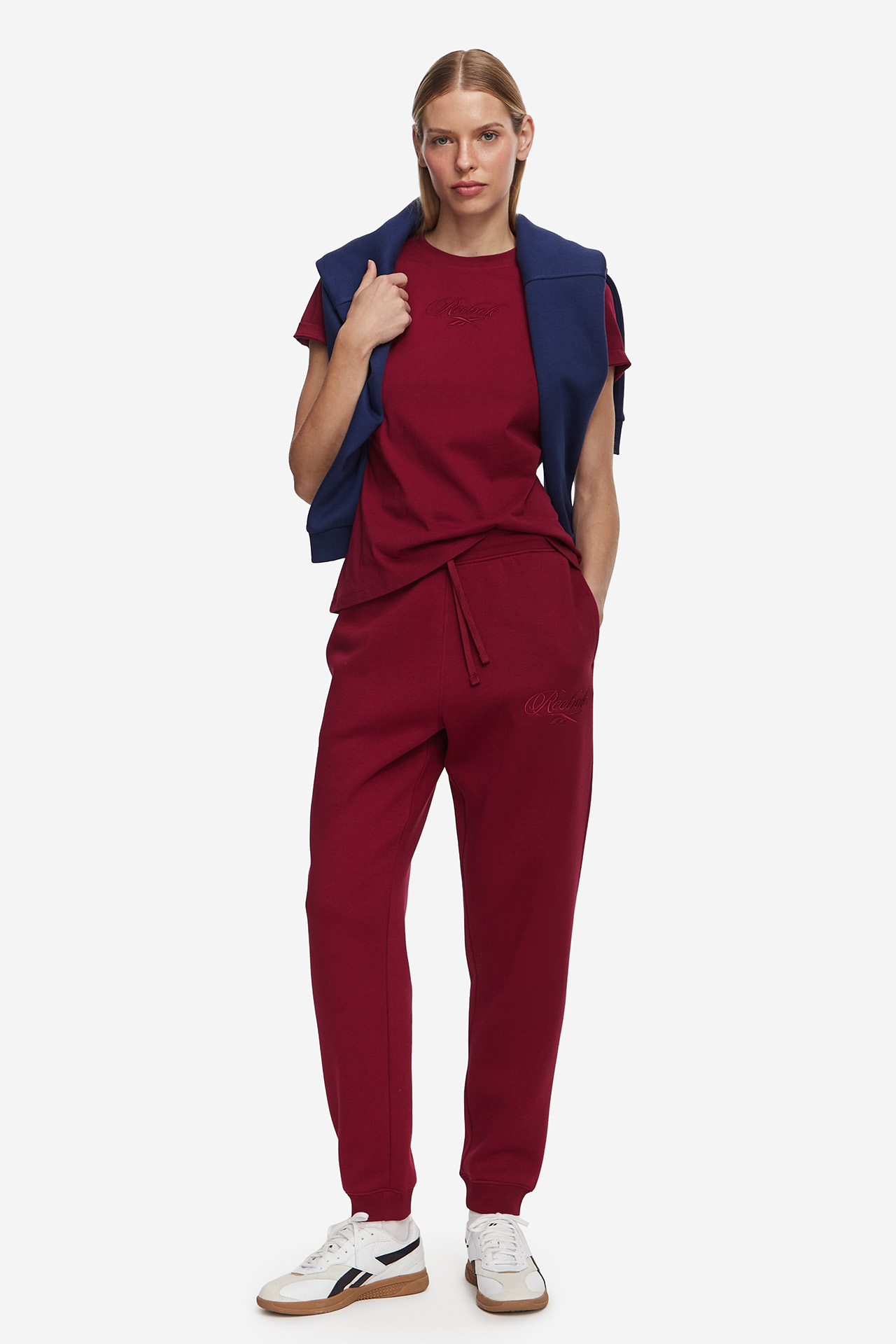 Spodnie REEBOK RK25841CCW-100291 Bordowy