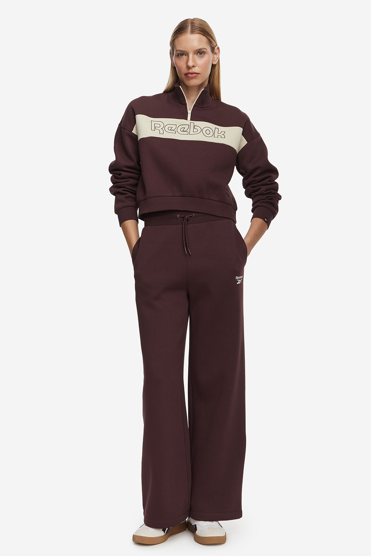 Bluza REEBOK RK25846CCW-100249 Brązowy ciemny