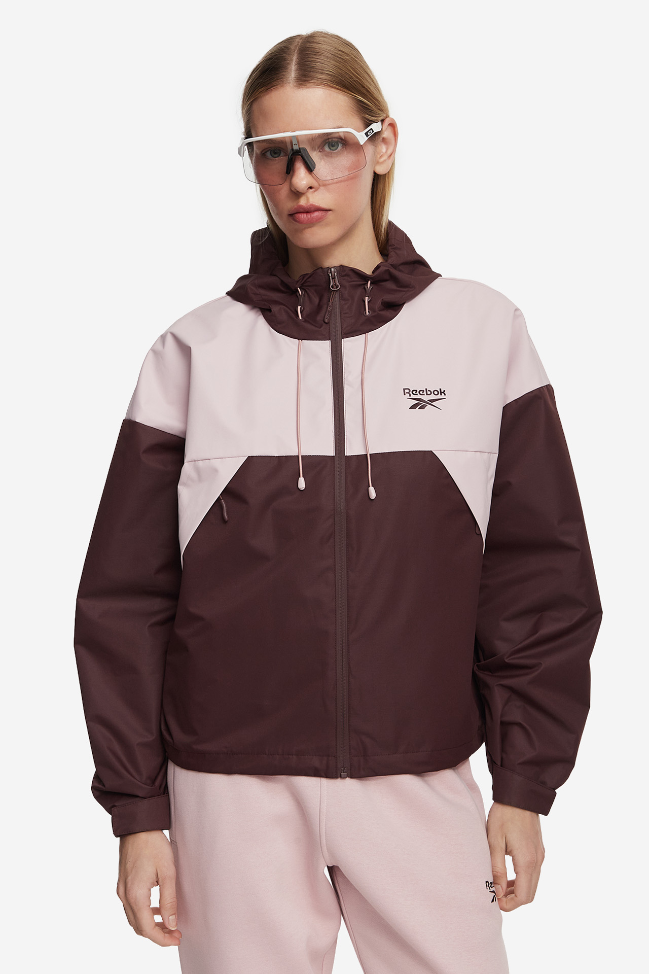 Kurtka REEBOK RCC00121-DARK-COCOA Brązowy ciemny