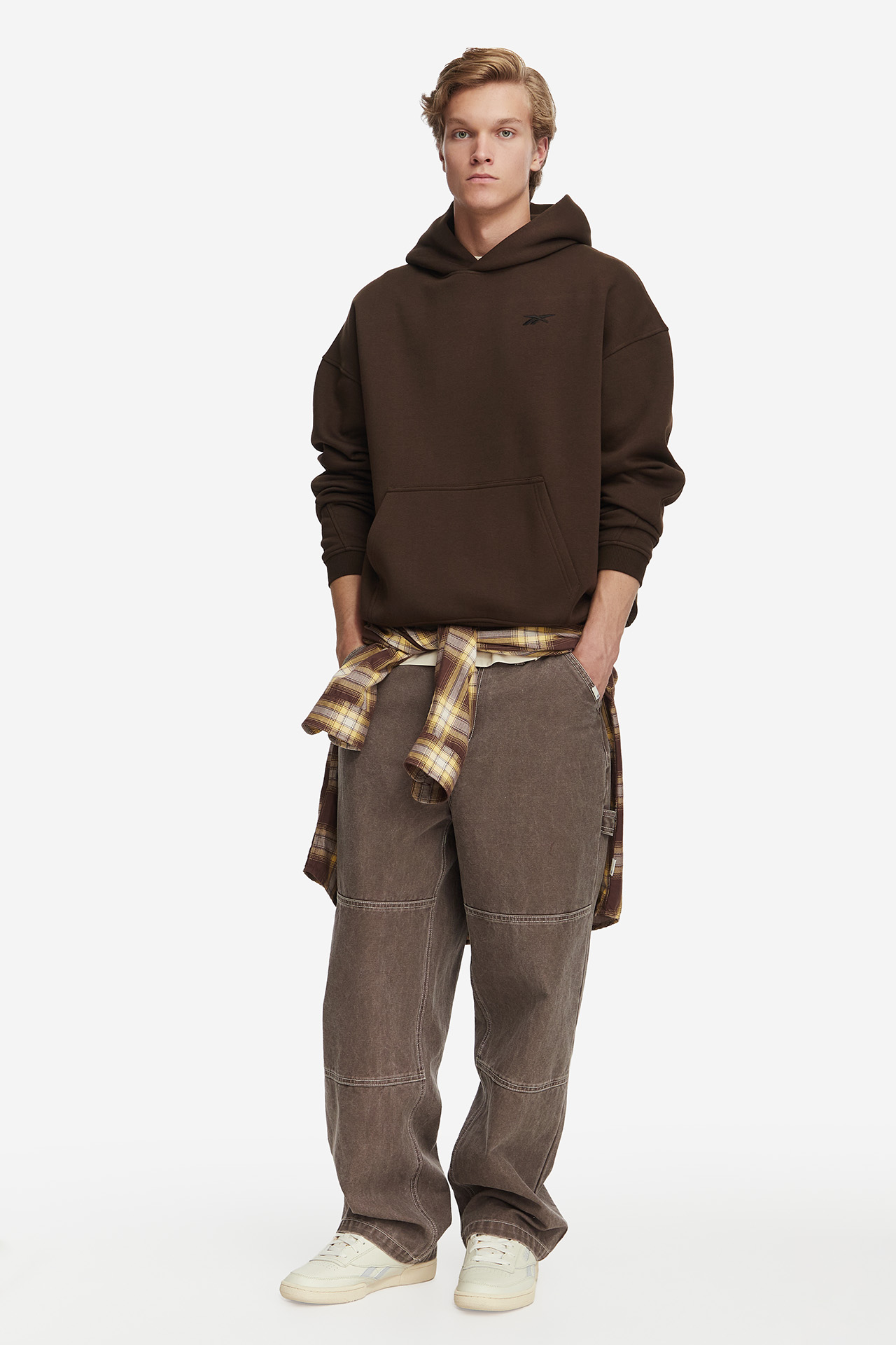 Bluza REEBOK RK25876CCM-100285 Brązowy ciemny