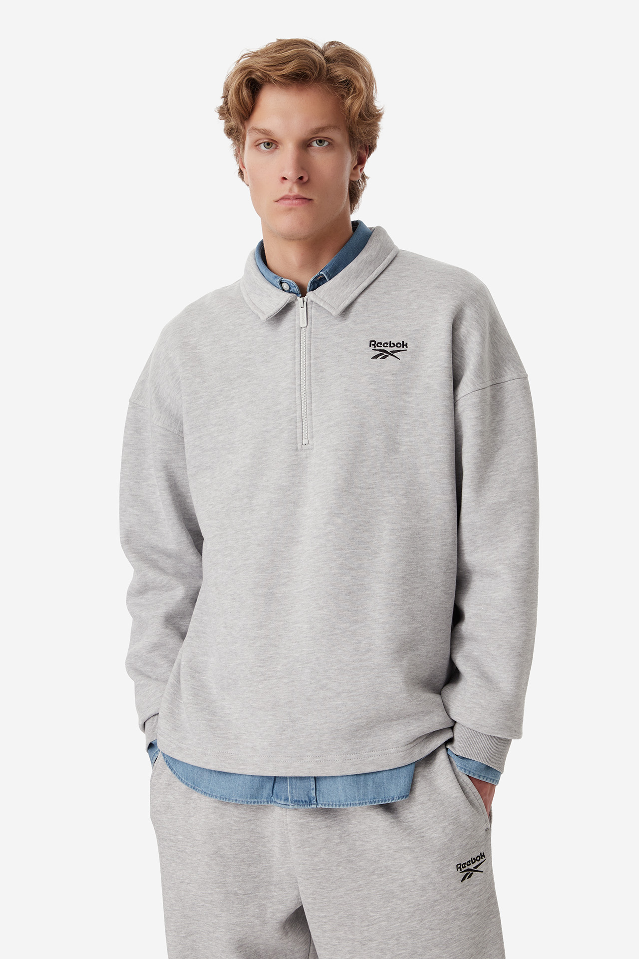 Bluza REEBOK RK25858CCM-100004 Szary