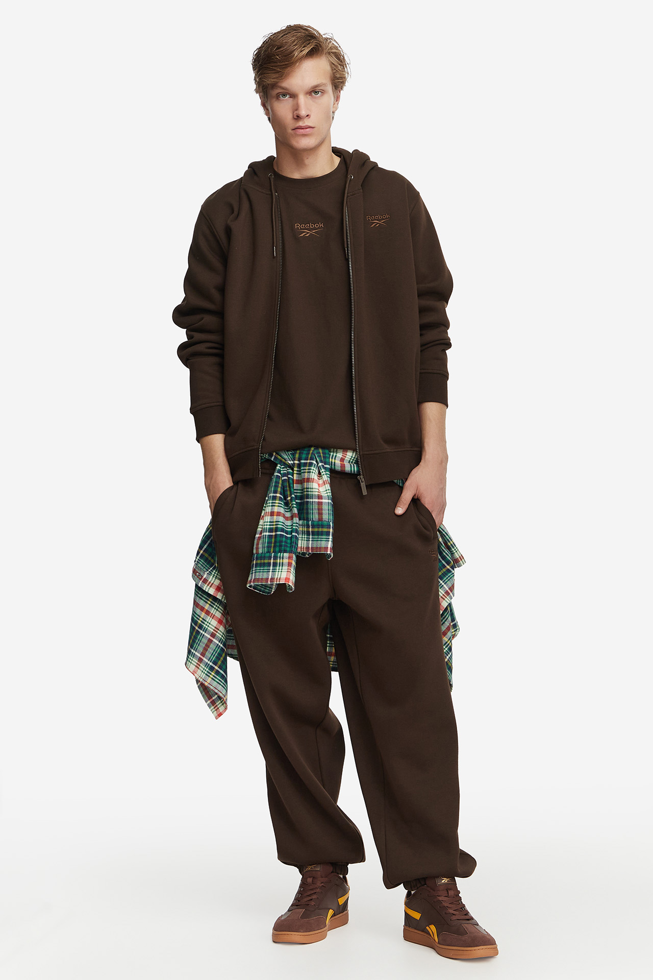Bluza REEBOK RK25867CCM-100285 Brązowy