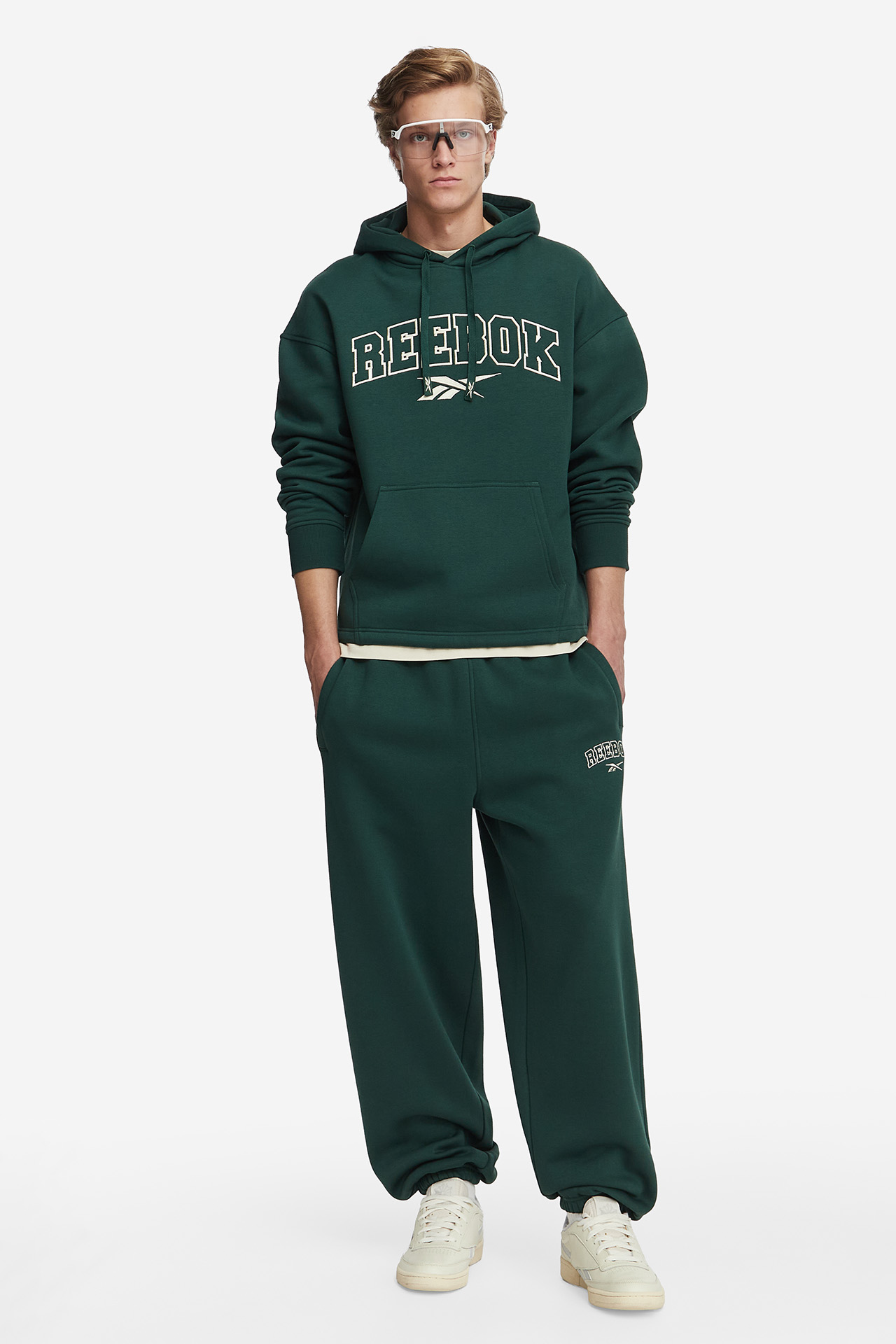 Spodnie REEBOK RK25855CCM-100095 Brązowy ciemny