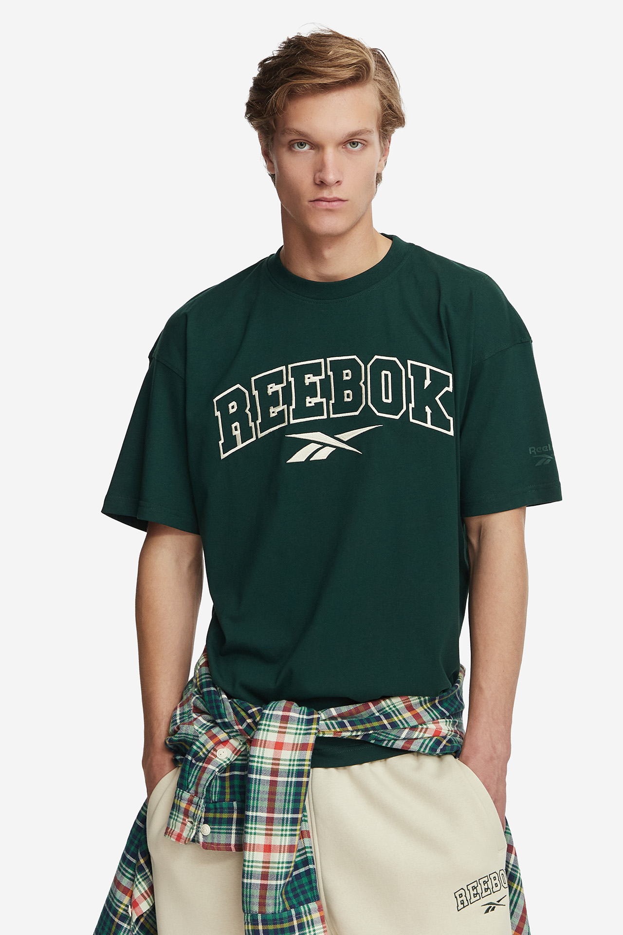 T-shirt REEBOK RK25854CCM-100095 Zielony ciemny