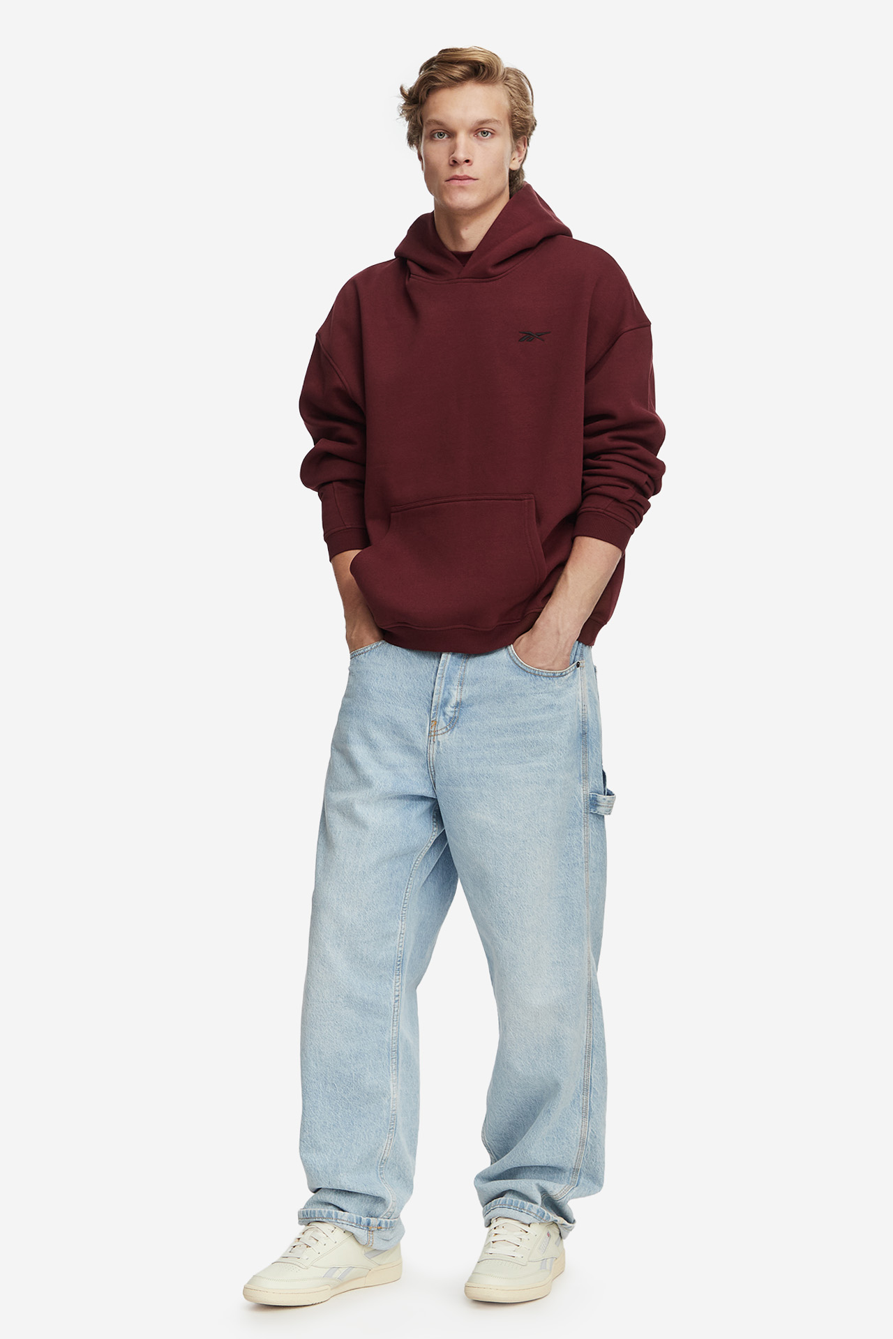 Bluza REEBOK RK25876CCM-100245 Bordowy