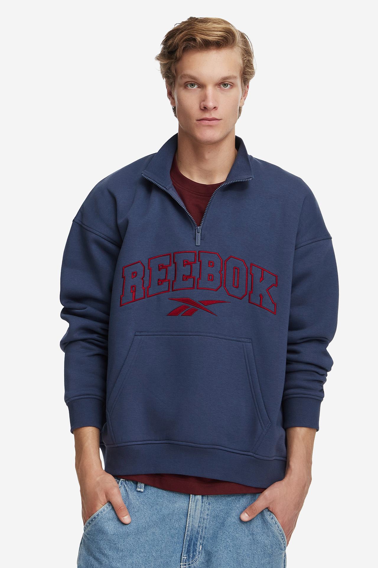 Bluza REEBOK RK25857CCM-100290 Granatowy