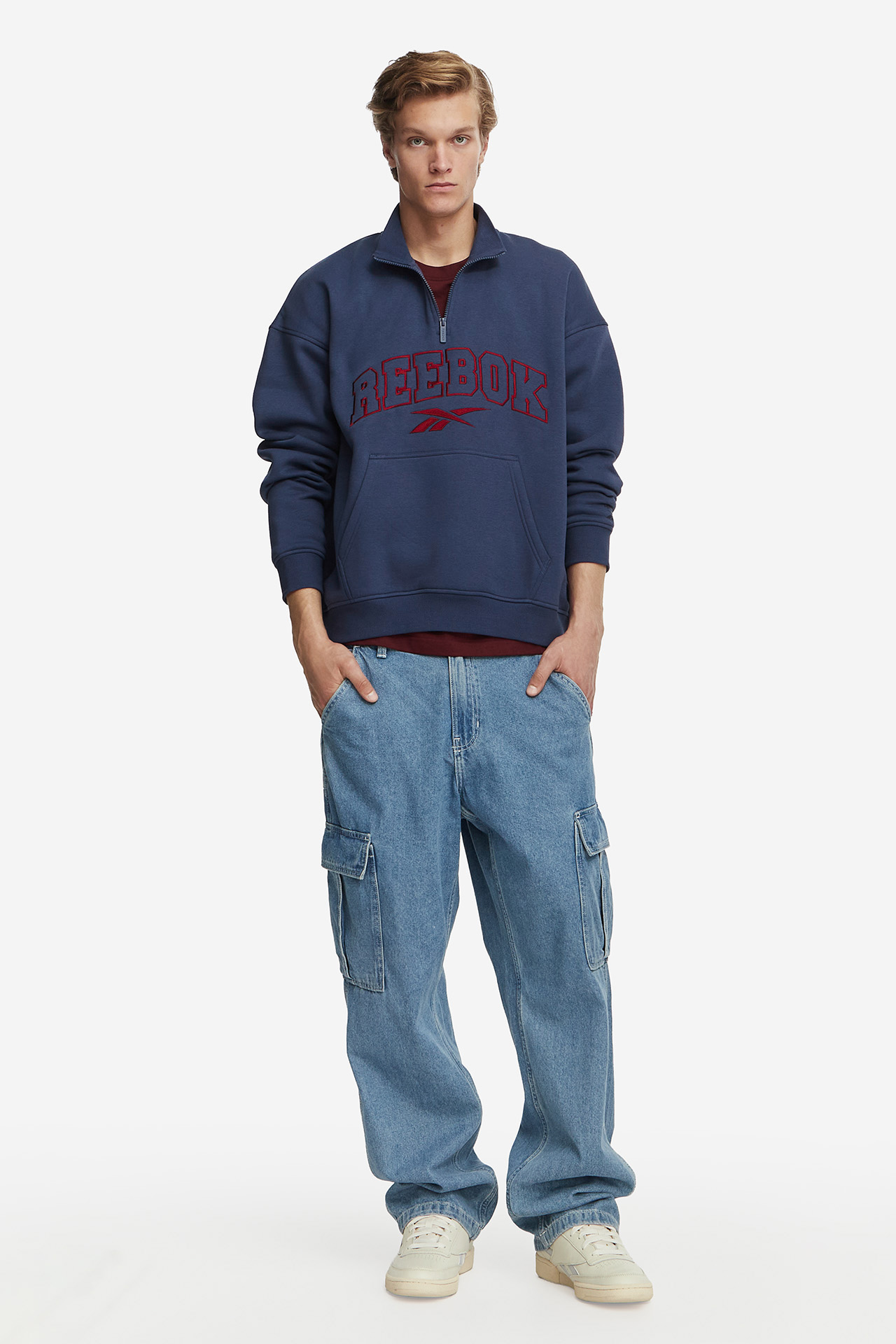 Bluza REEBOK RK25857CCM-100290 Granatowy