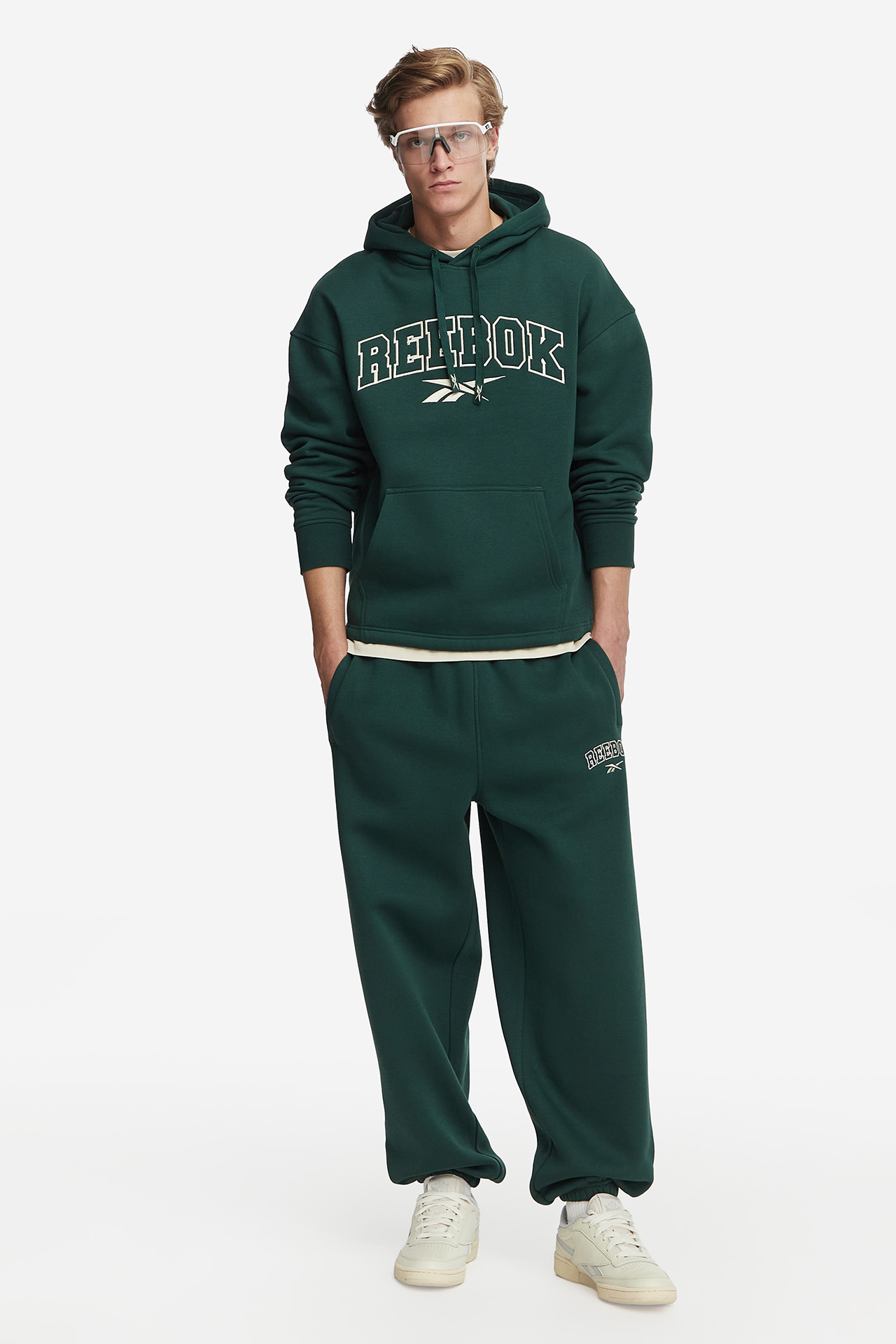 Bluza REEBOK RK25856CCM-100095 Zielony ciemny
