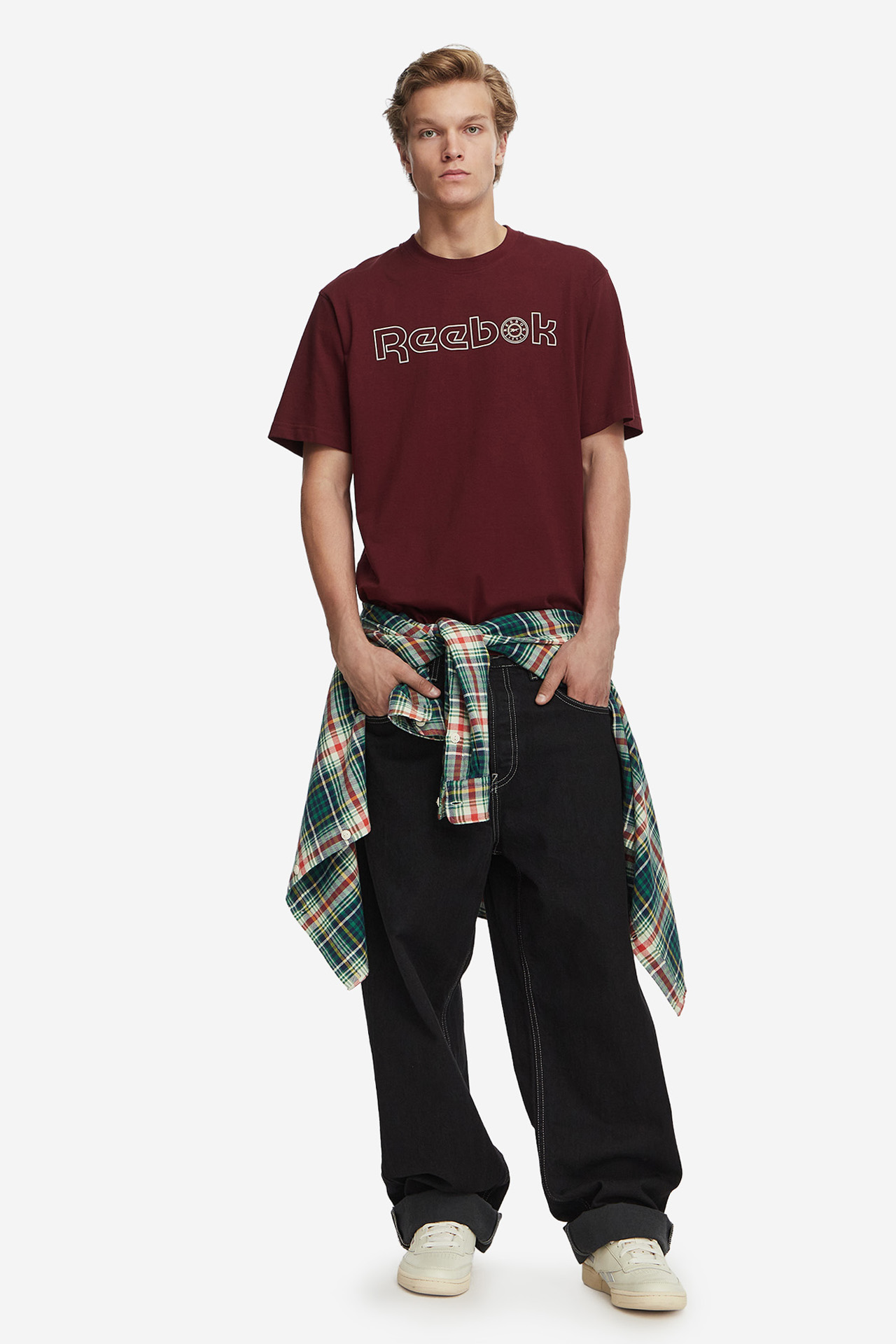 T-shirt REEBOK RK25873CCM-100245 Bordowy