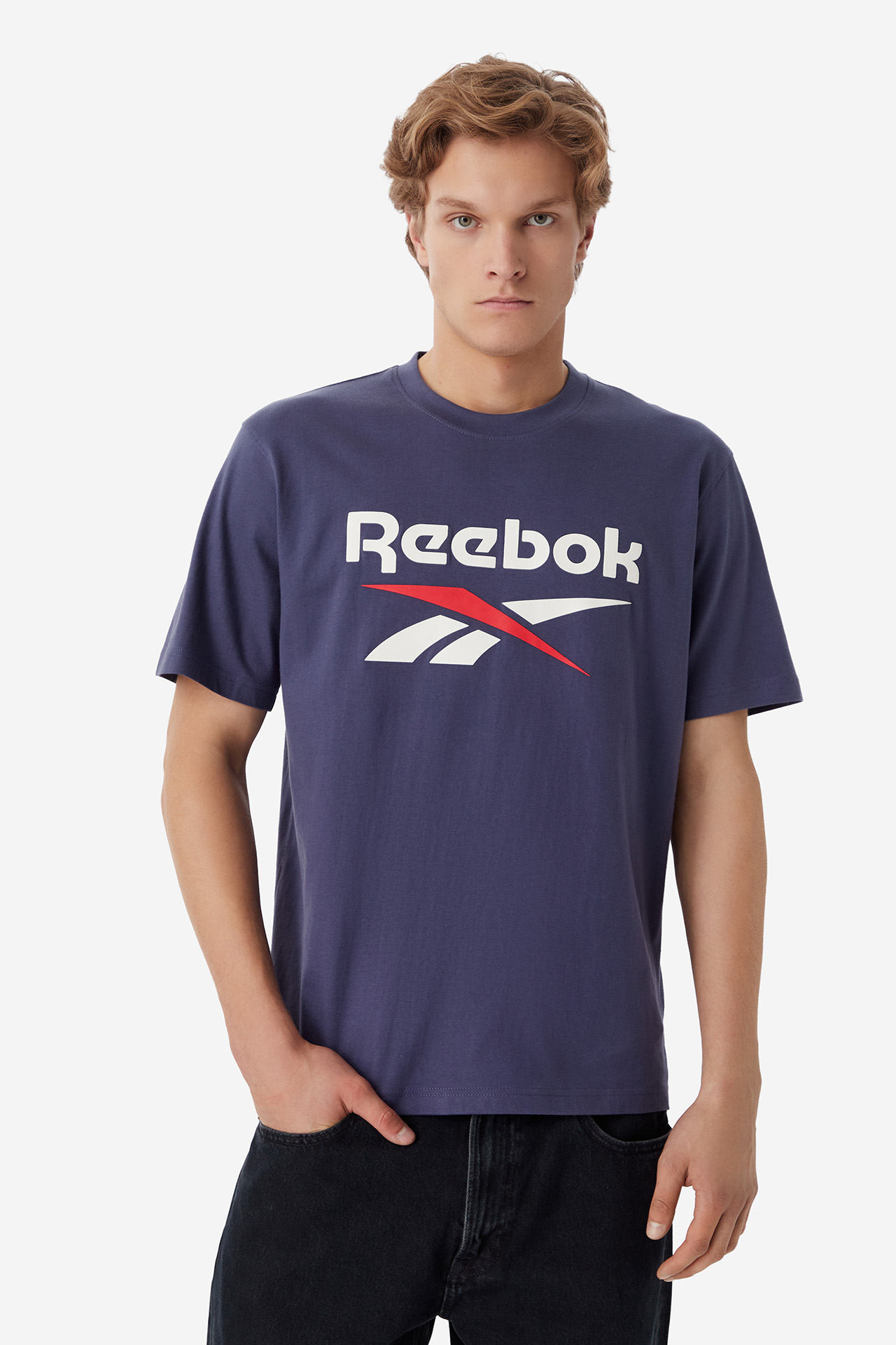 T-shirt REEBOK RK25869CCM-100290 Niebieski