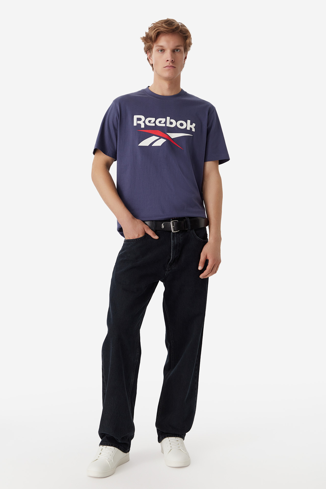 T-shirt REEBOK RK25869CCM-100290 Niebieski