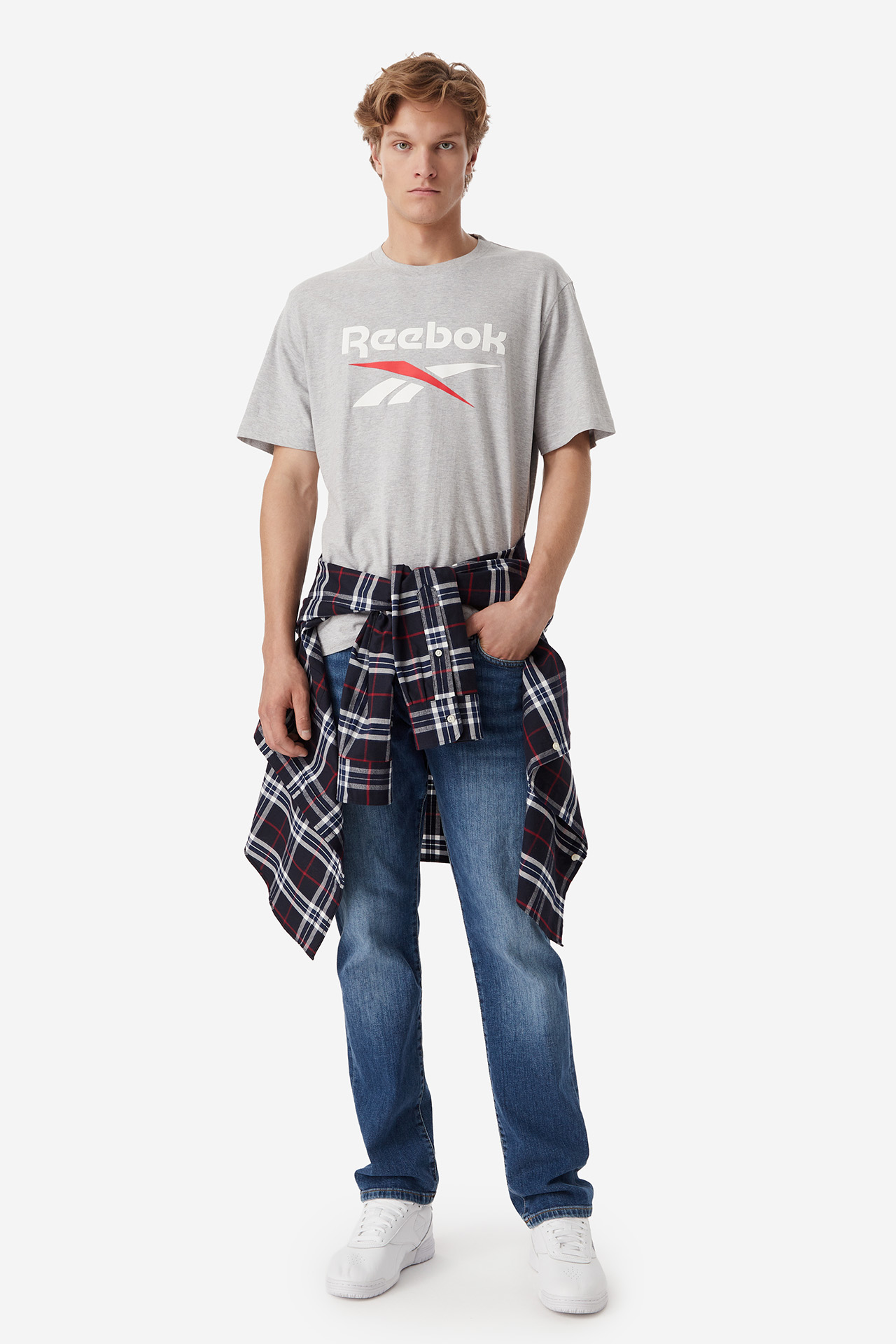 T-shirt REEBOK RK25869CCM-100004 Szary