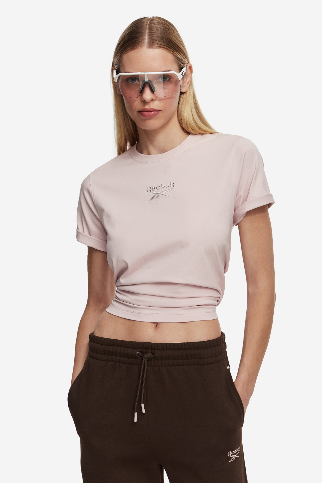 T-shirt REEBOK RK25831CCW-100113 Różowy jasny