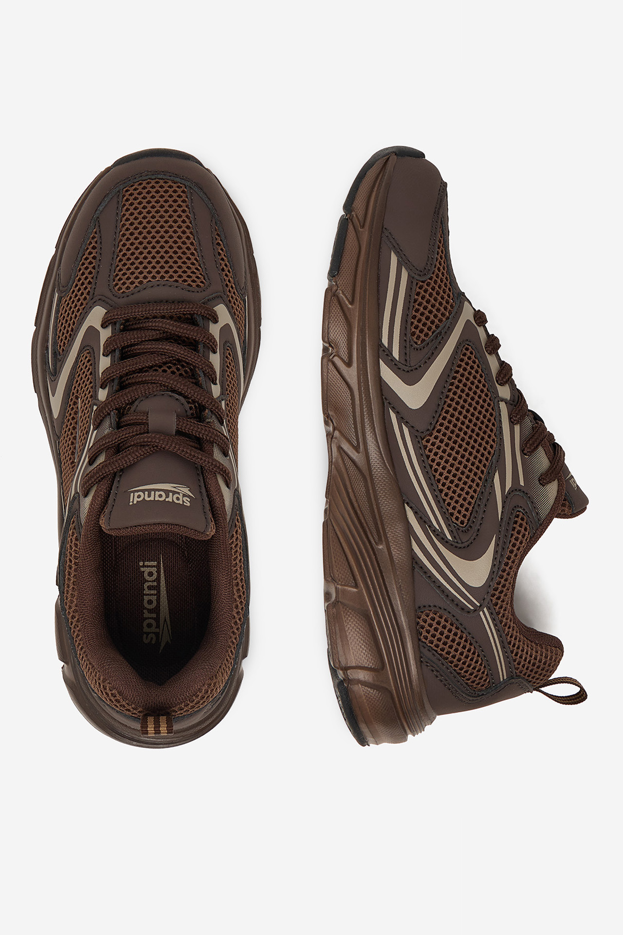 Sneakersy Tmavě hnědá