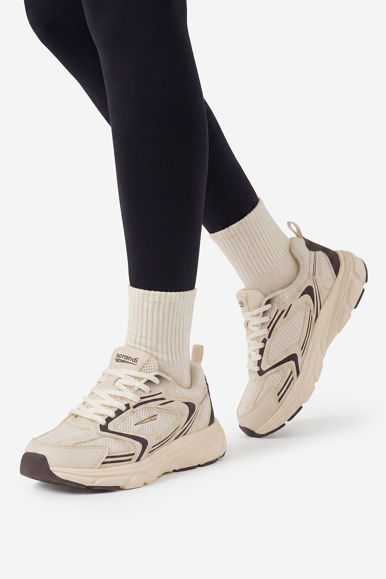 Sneakersy Světle béžová