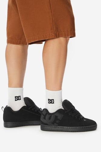 Rekreačná obuv DC Shoes EO-COURT GRAFFIK BEVELED DC06035001 Čierna