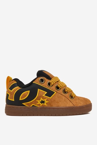Rekreačná obuv DC Shoes EO-COURT GRAFFIK PUFF DC04304272 Hnedá