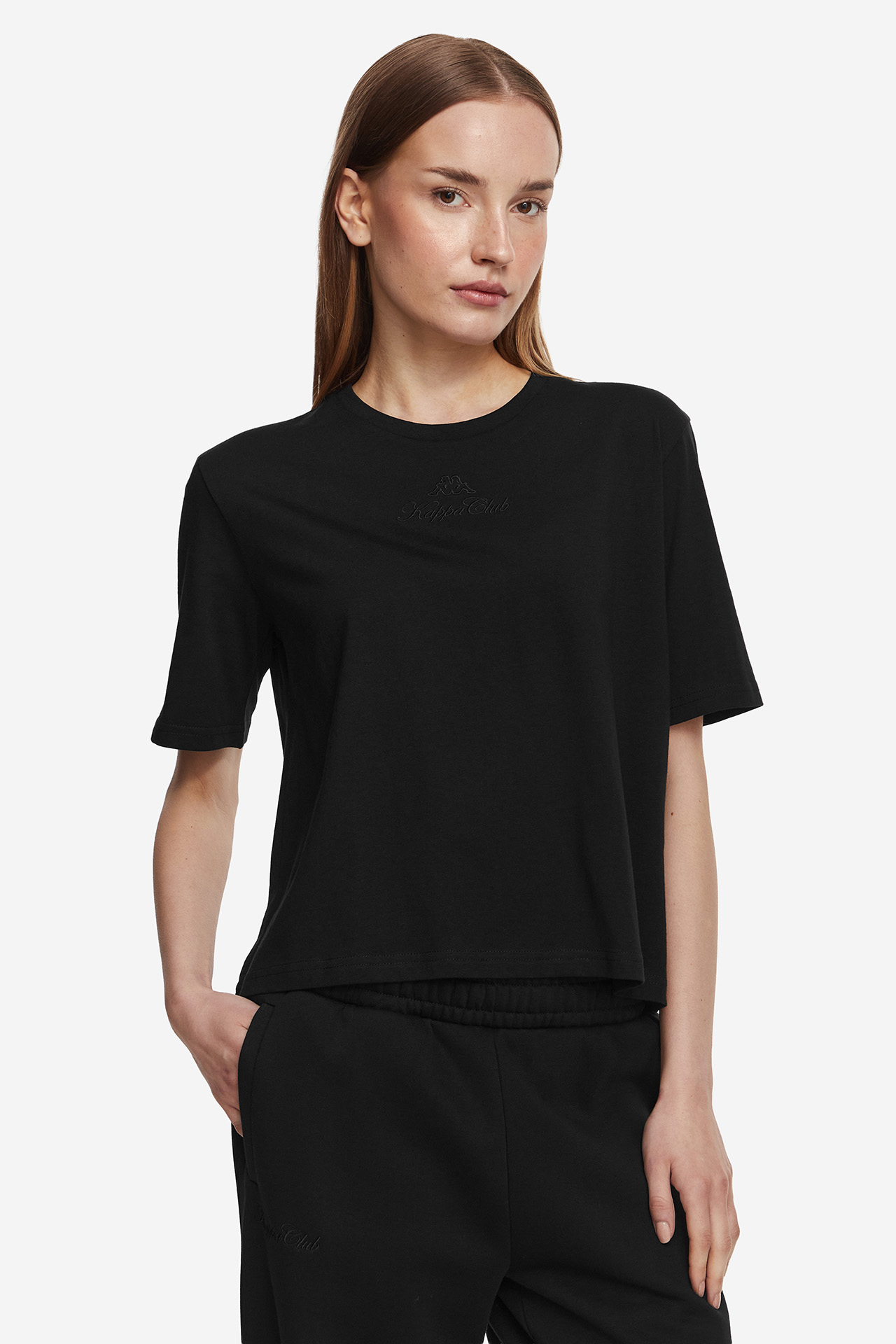 T-shirt KAPPA 372J34W-005 Bordowy