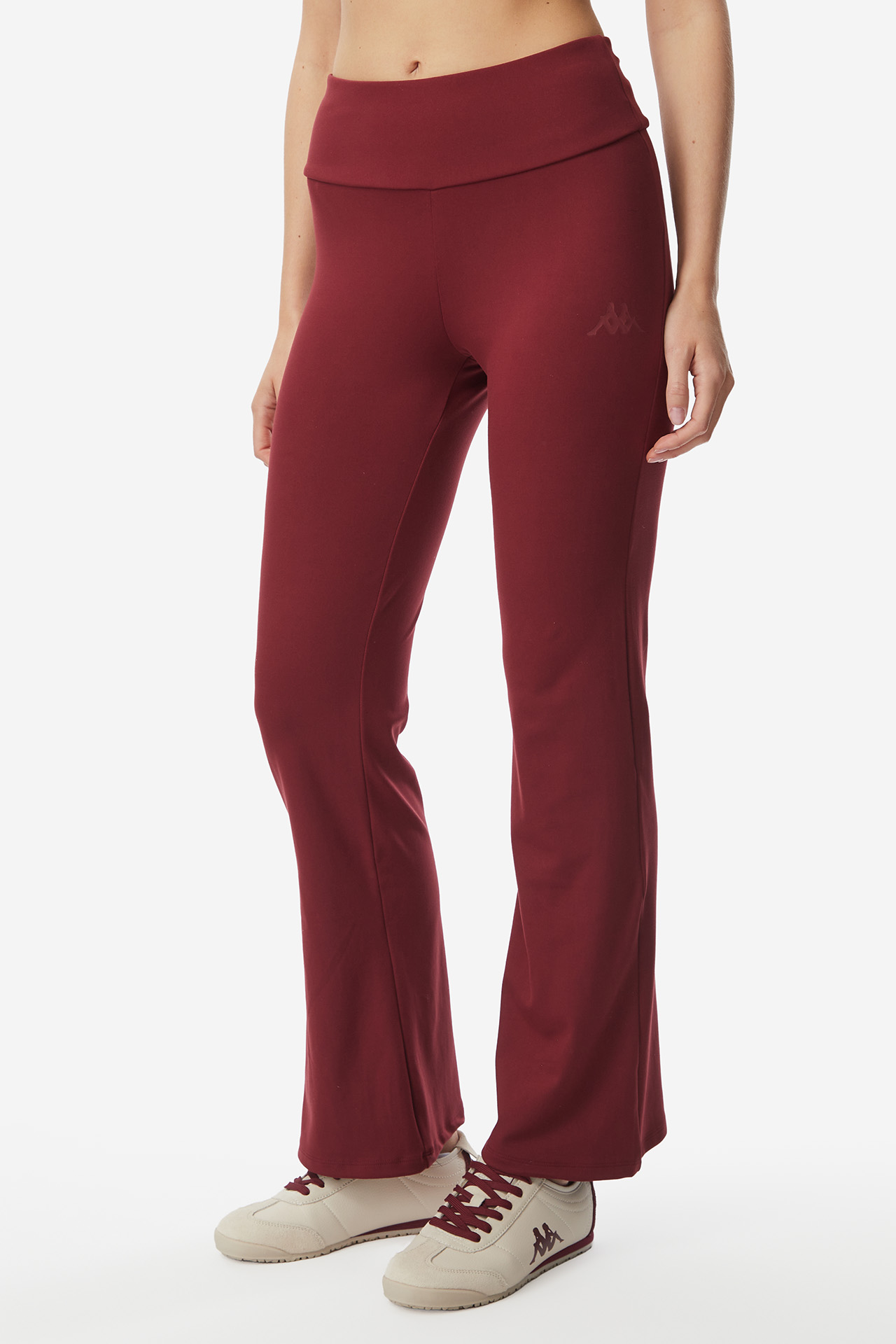Legginsy KAPPA 372C7EW-WP0 Bordowy