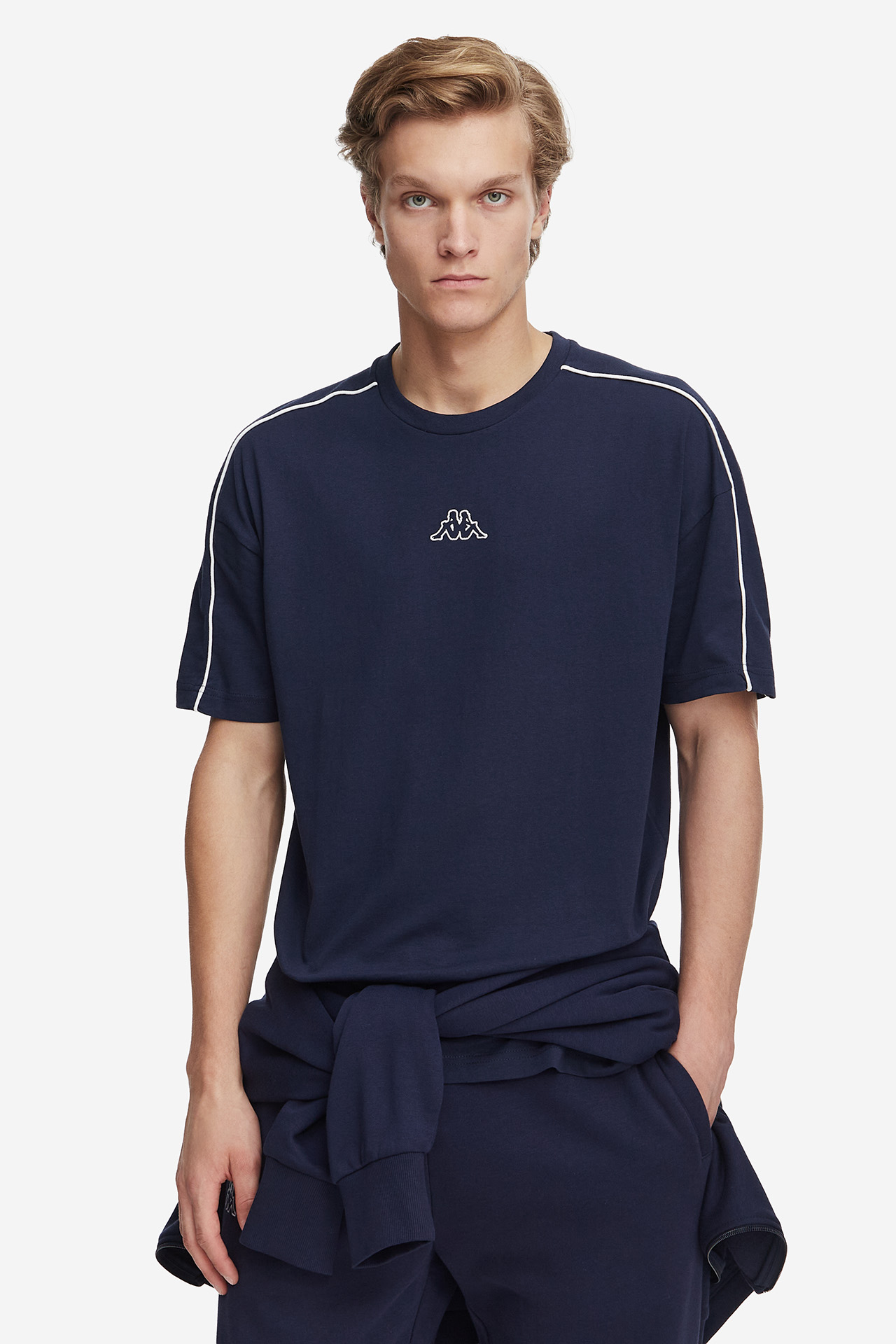T-shirt KAPPA 332B4SW-XVN Granatowy