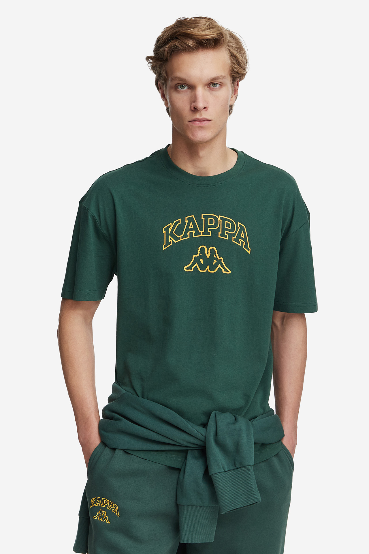 T-shirt KAPPA 322I4BW-WQM Zielony