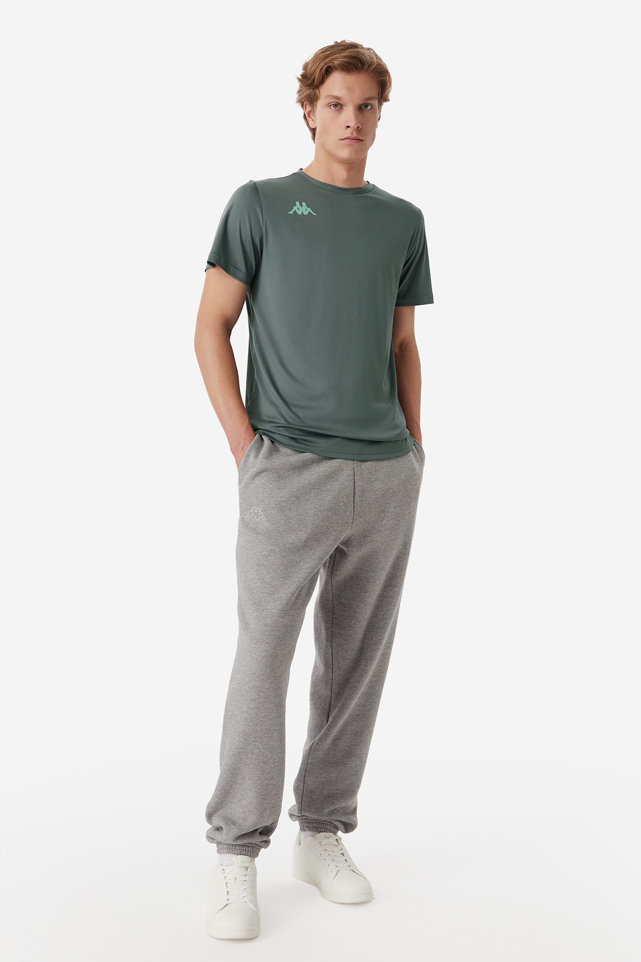T-shirt KAPPA 332J1IW-TC1 Szary