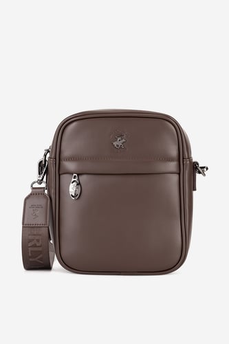 Мъжка чанта BEVERLY HILLS POLO CLUB CWBEO-BHPC-L-018-07. Тъмнокафяв