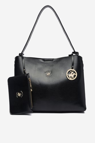 Сумка З Ремінцем BEVERLY HILLS POLO CLUB CEO-BHPC-W-04-A23 Чорний