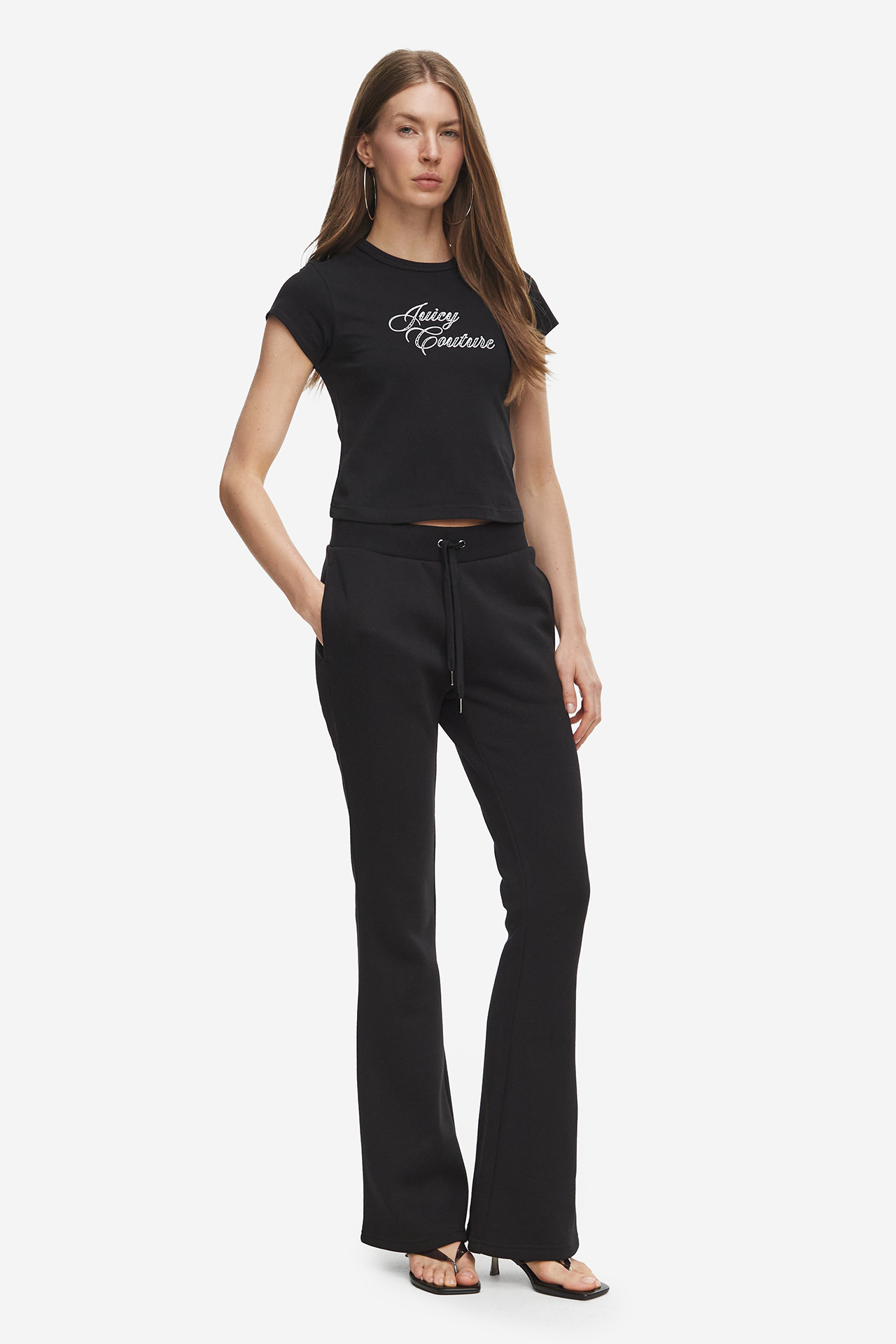 T-shirt JUICY COUTURE JCCG0364-BLACK Czarny
