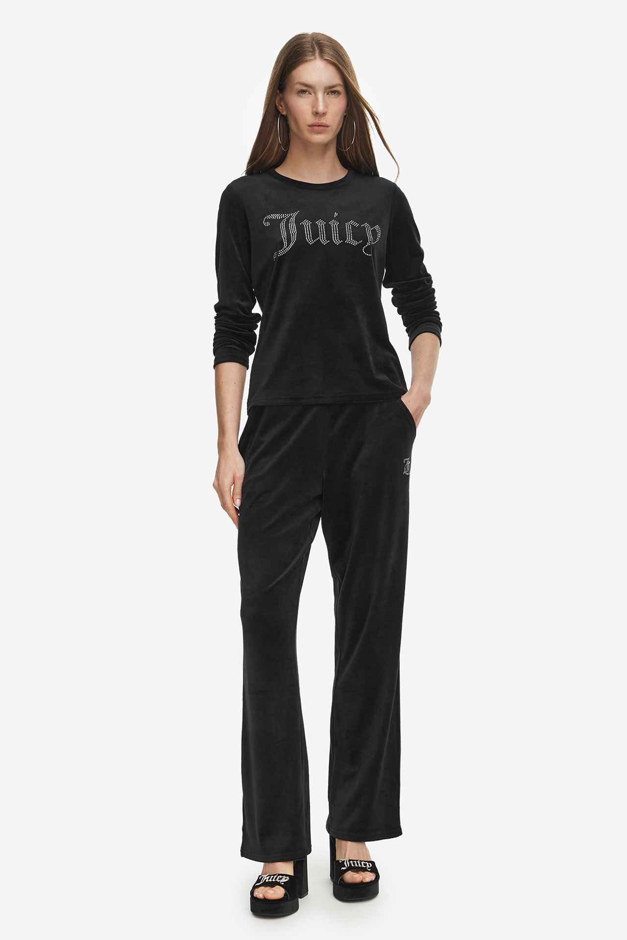 Bluza JUICY COUTURE JCCG0369-BLACK Czarny