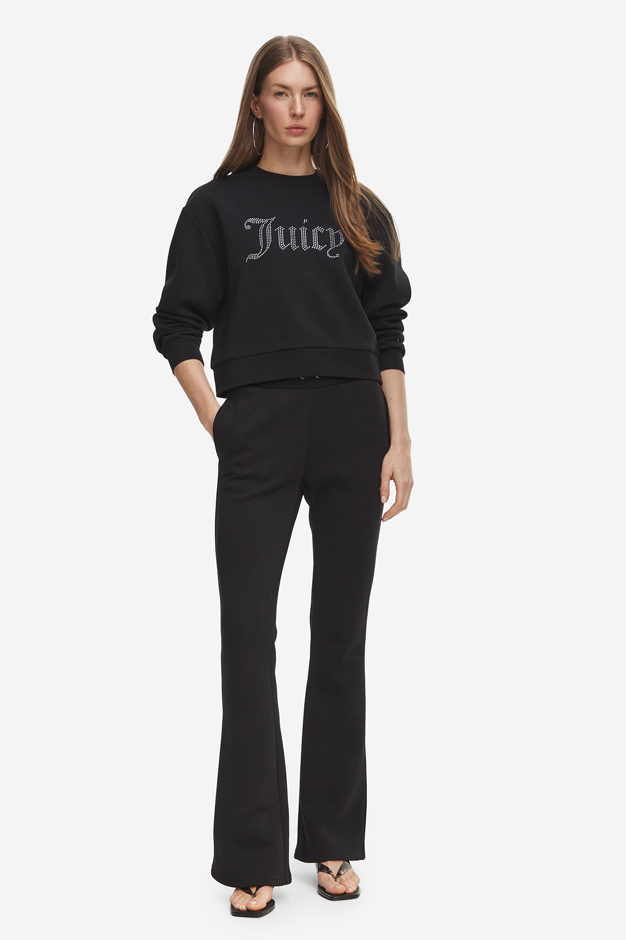Spodnie JUICY COUTURE JCCG0362-BLACK Czarny