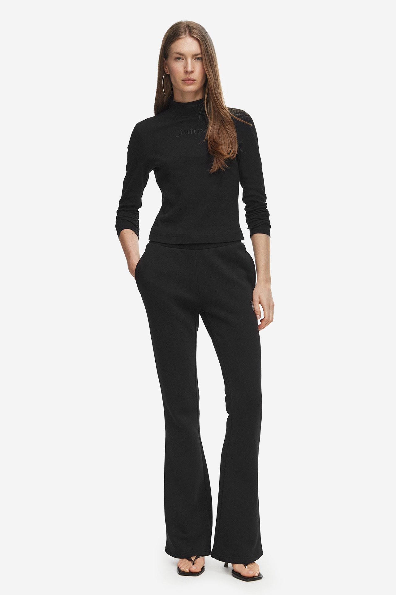Long sleeve JUICY COUTURE JCCG0365-BLACK Czarny