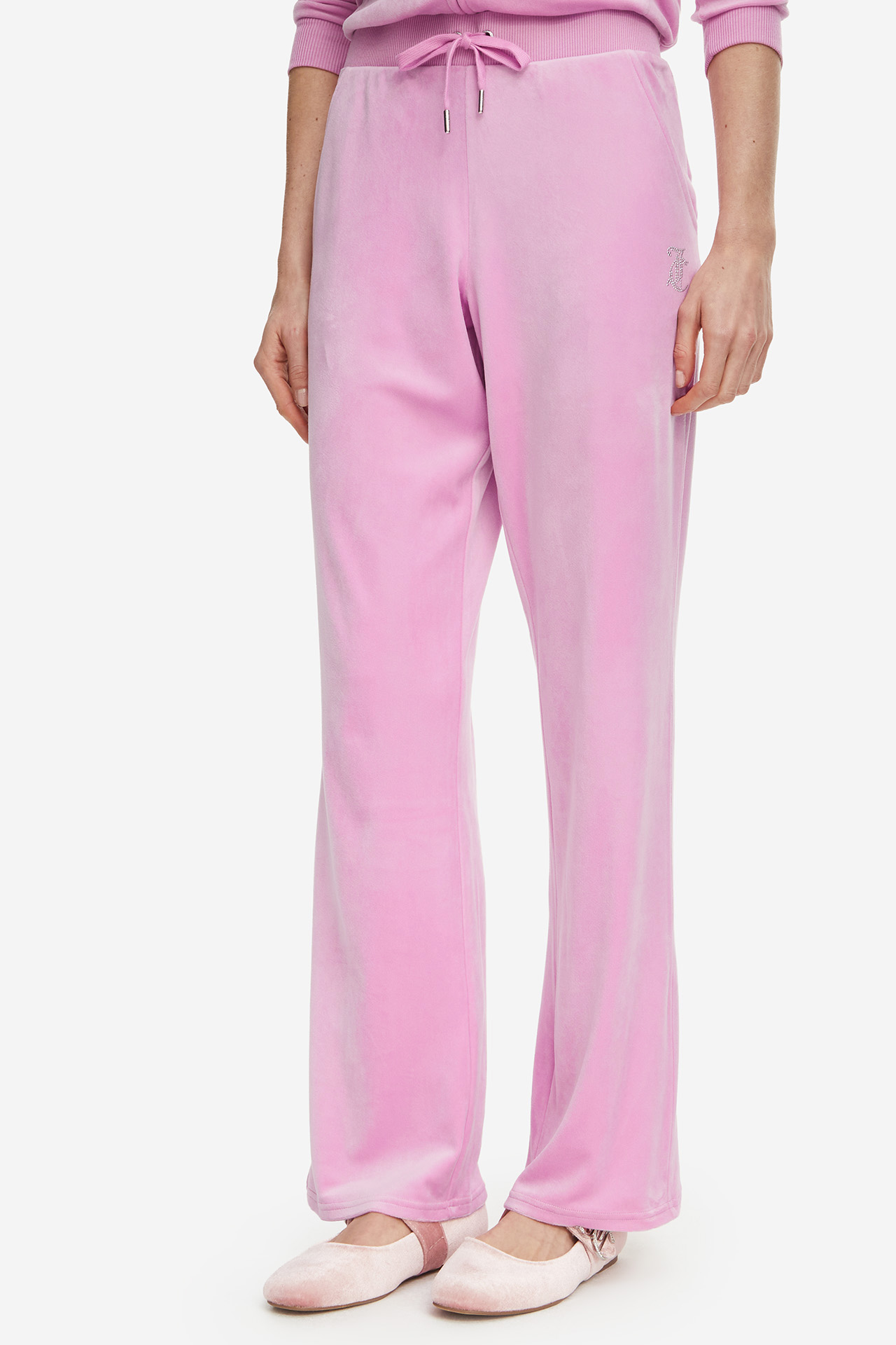Spodnie JUICY COUTURE JCCG0371-BEGONIA PINK Różowy jasny