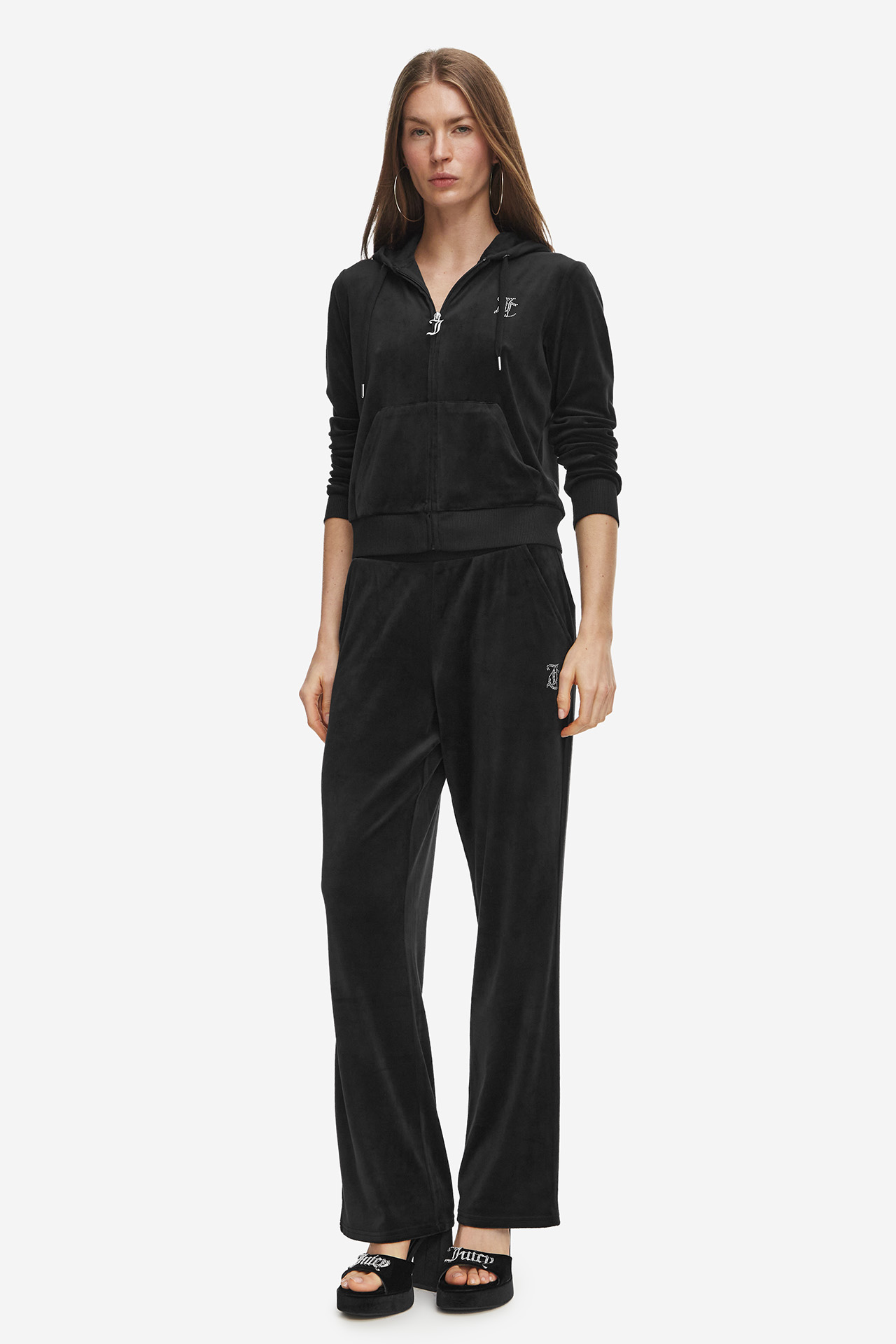 Spodnie JUICY COUTURE JCCG0371-BLACK Czarny