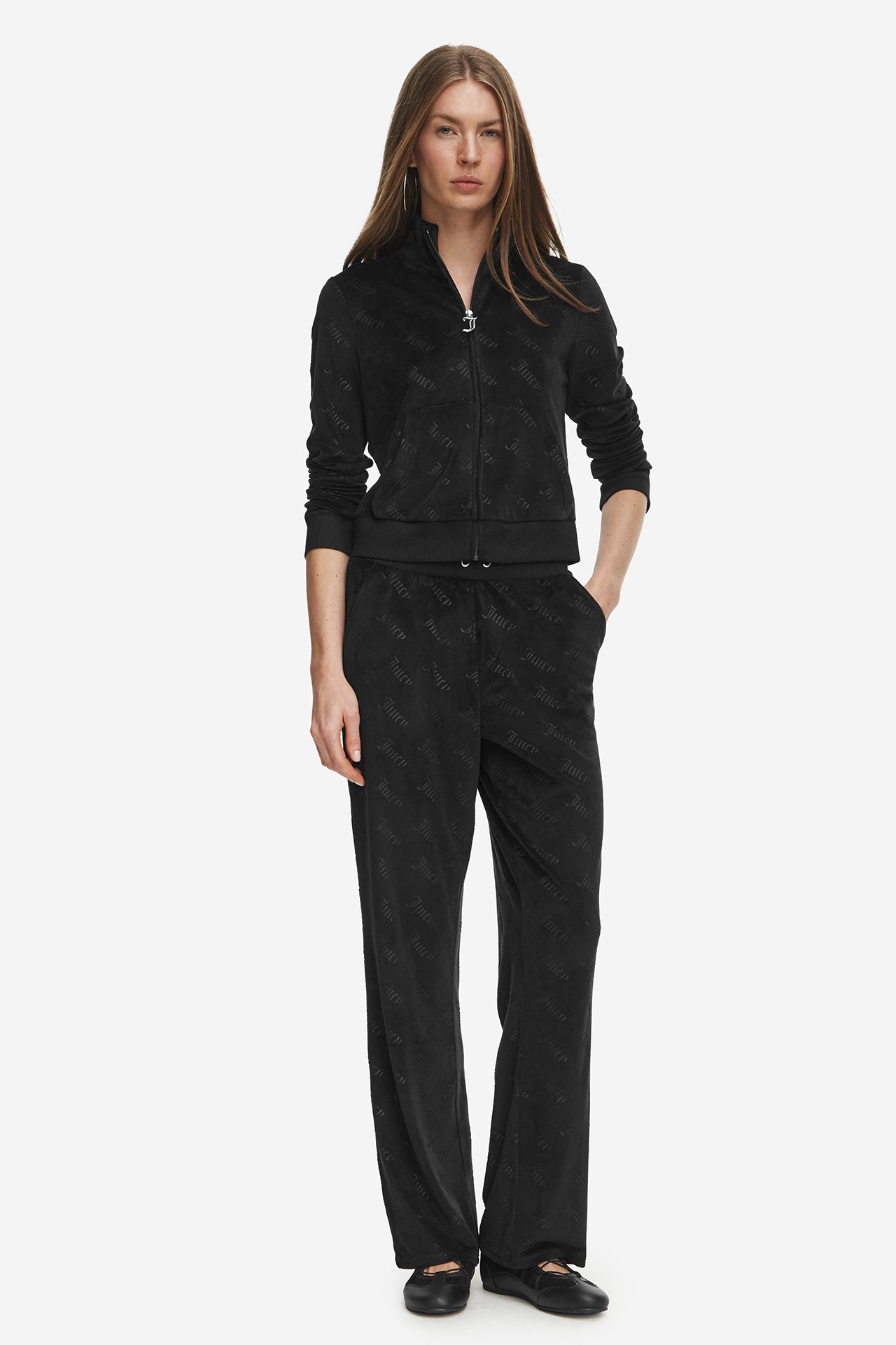 Spodnie JUICY COUTURE JCCG0373-BLACK Czarny