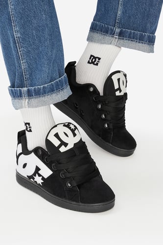 Sportovní obuv DC Shoes EO-COURT GRAFFIK PUFF DC04304001 Černá