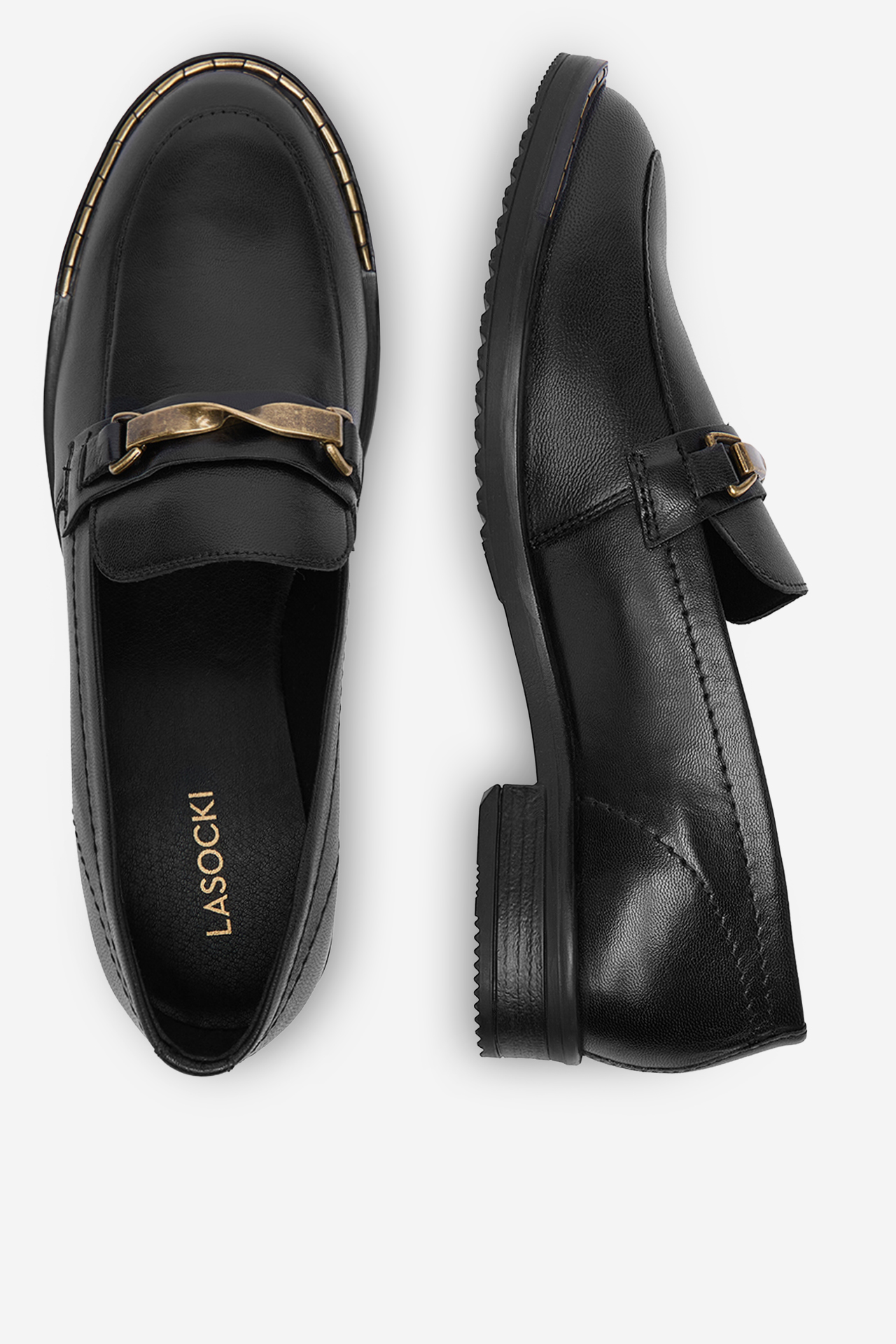 Loafersy Černá