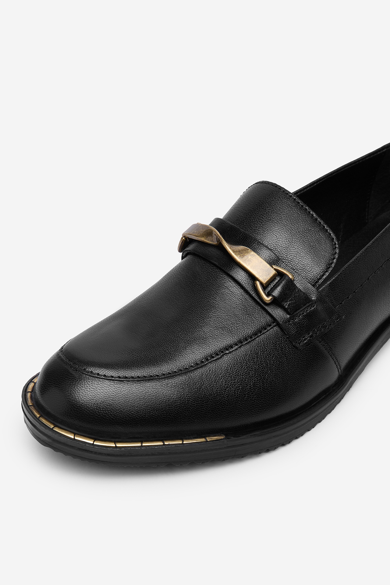 Loafersy Černá