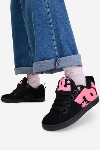 Încălțăminte sport DC Shoes EO-COURT GRAFFIK PUFF DC04916003 Negru