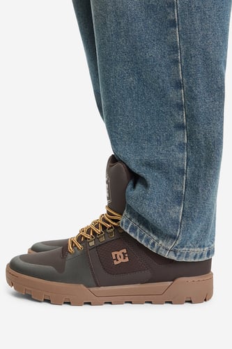 Semiš DC Shoes EO-PURE HIGH TOP WR BOOT DC01803210 Čokoladno rjava