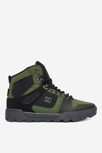 Sportovní obuv DC Shoes EO-PURE HIGH TOP WR BOOT DC01803003 Tmavozelená