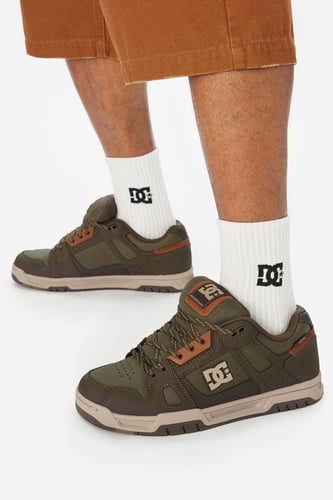 Rekreačná obuv DC Shoes EO-STAG WNT DC02399301 Tmavo zelená