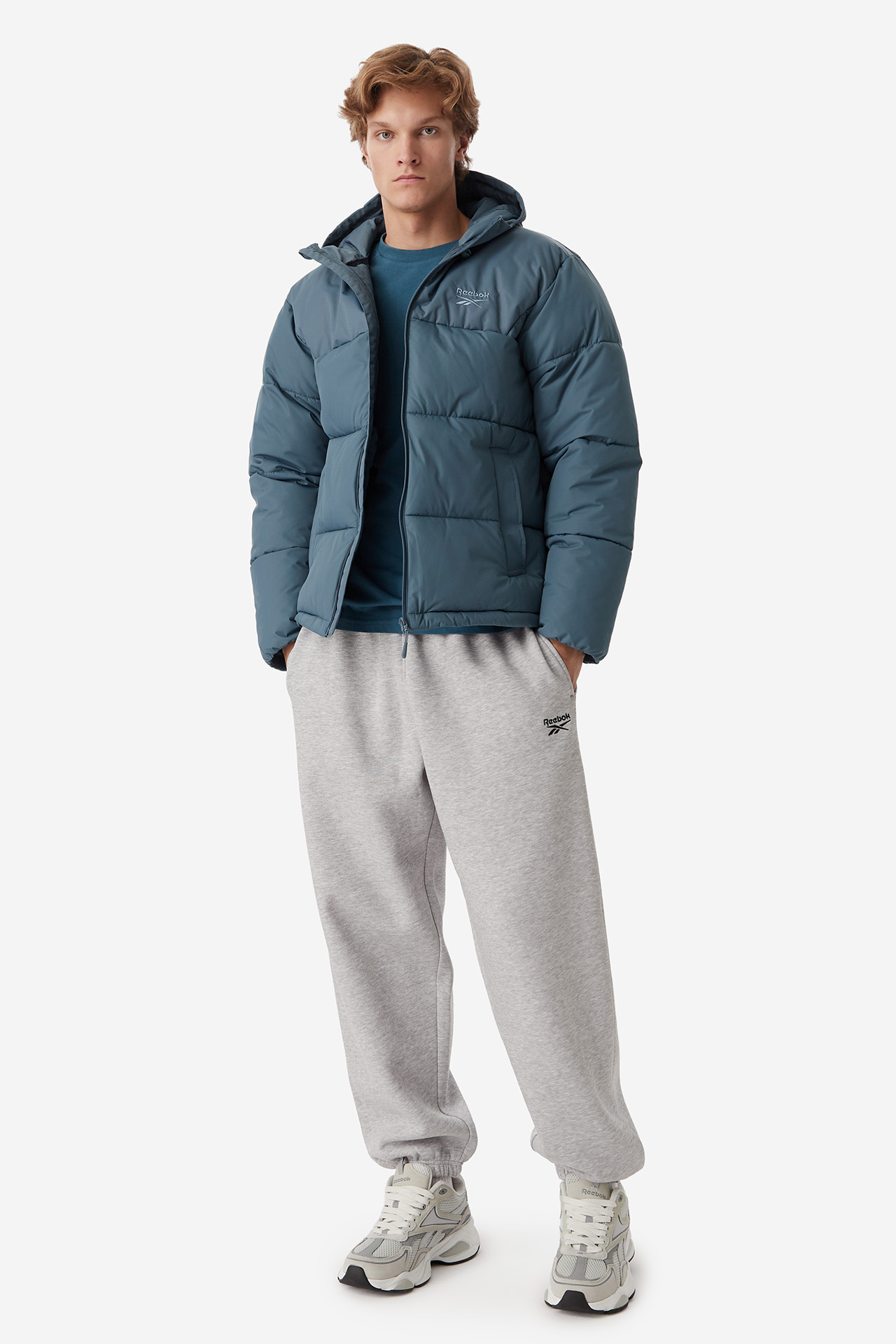 Kurtka REEBOK RCC00084-MIDNIGHT-TIDE Niebieski