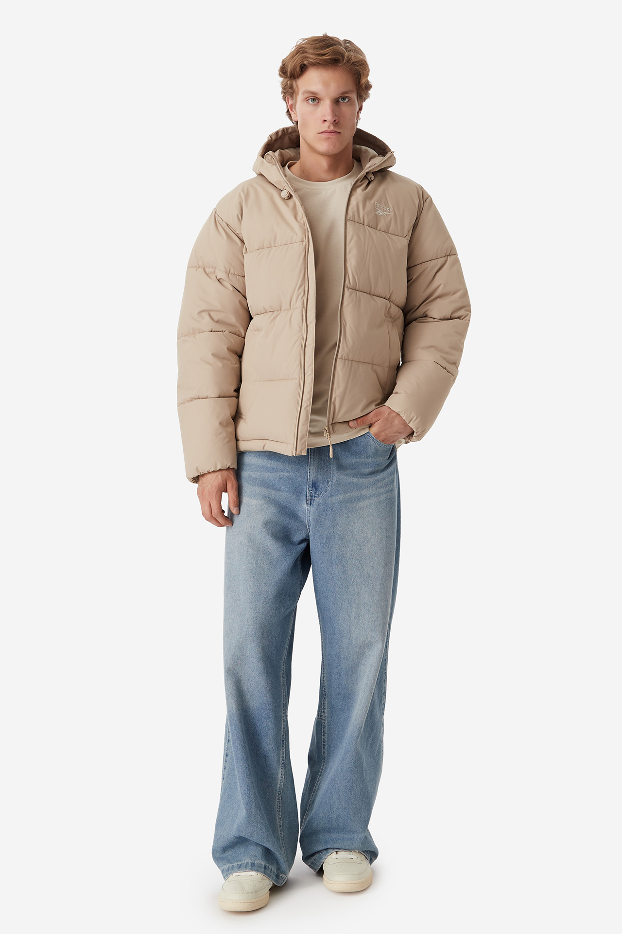 Kurtka REEBOK RCC00084-ELEVATED-BEIGE Beżowy