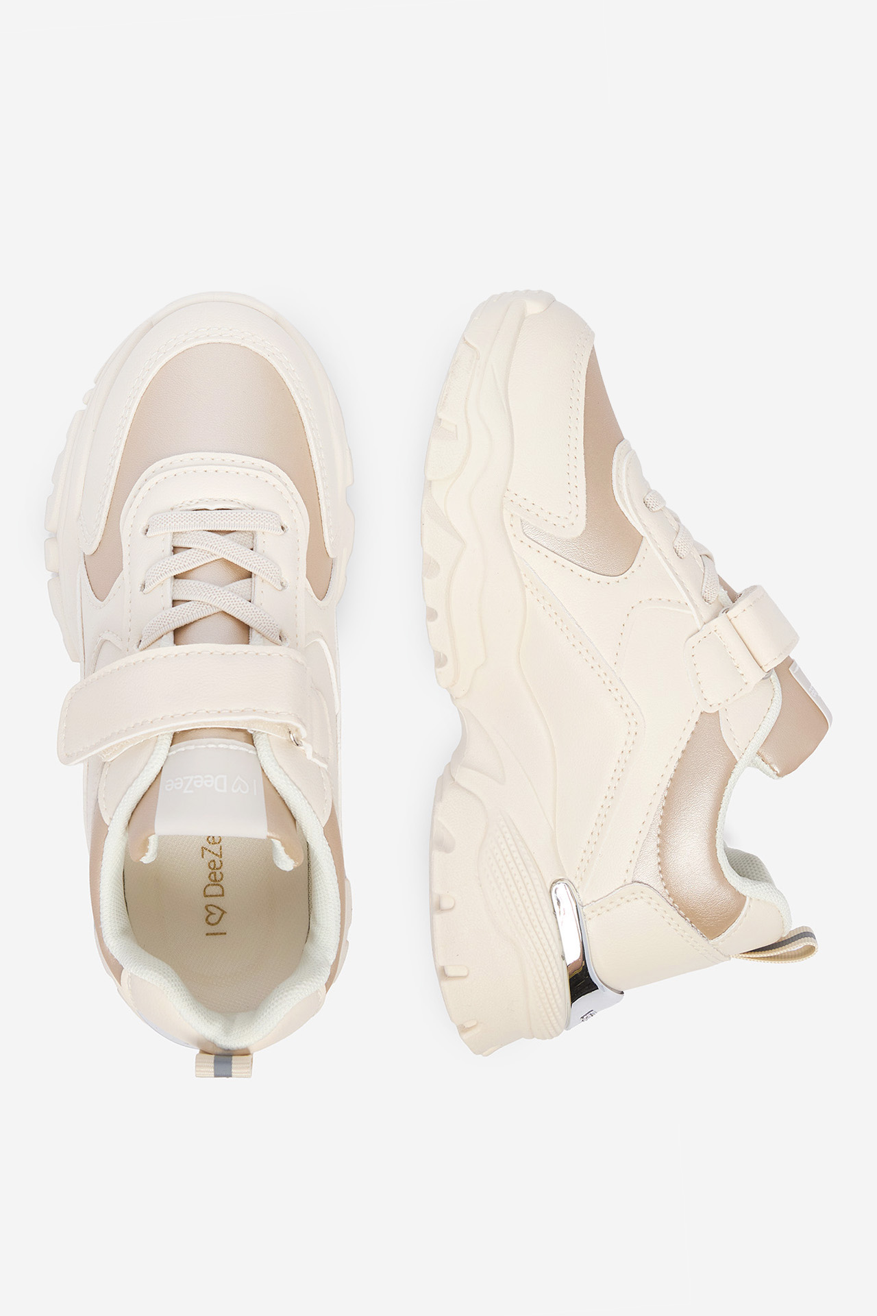Sneakersy Světle béžová