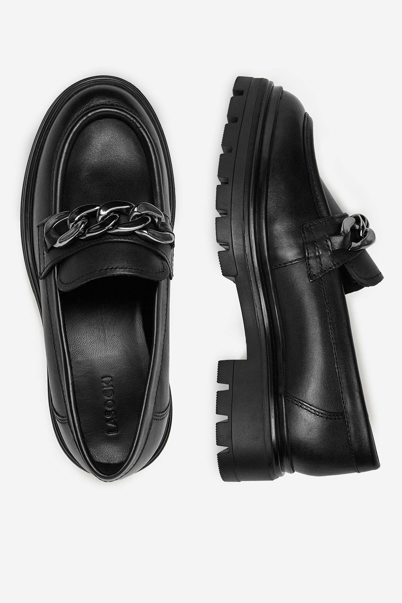Loafersy Černá