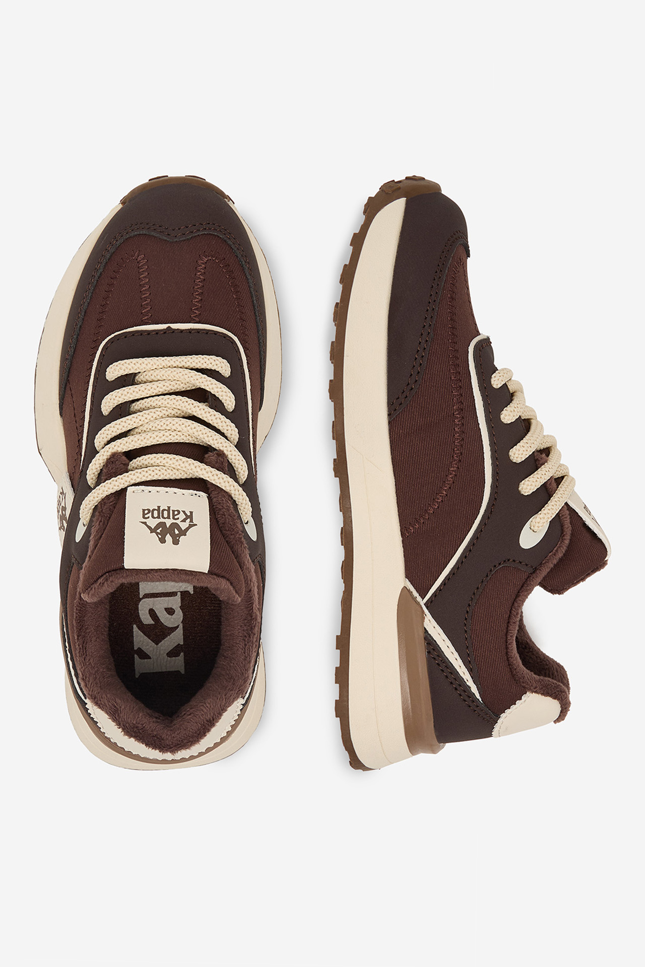 Sneakersy Tmavě hnědá