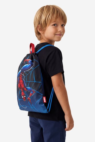 Săculeț pentru încălțăminte Spiderman CEO-ACCCS-AW26-305SPRMV Negru